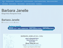 Tablet Screenshot of barbarajanelle.com